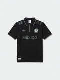 Playera polo negra mate