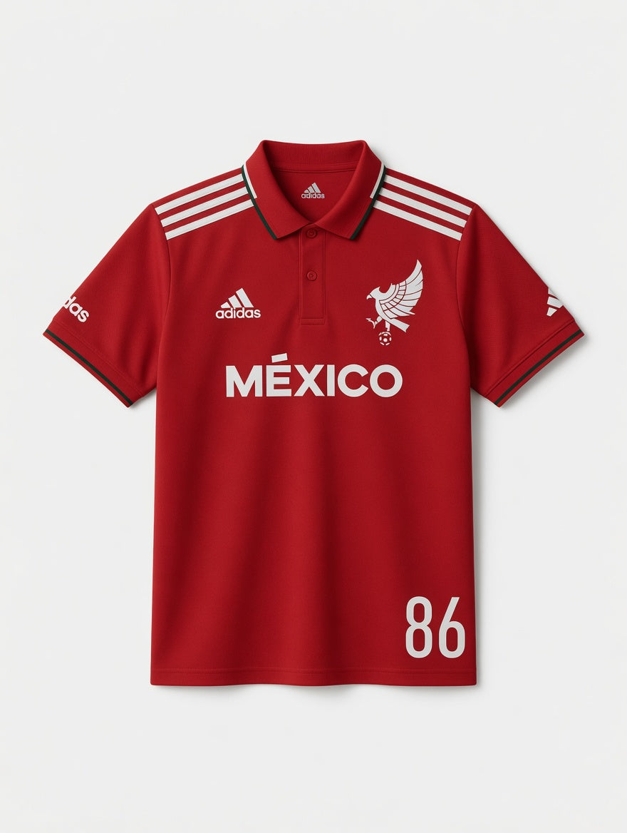 Playera polo roja