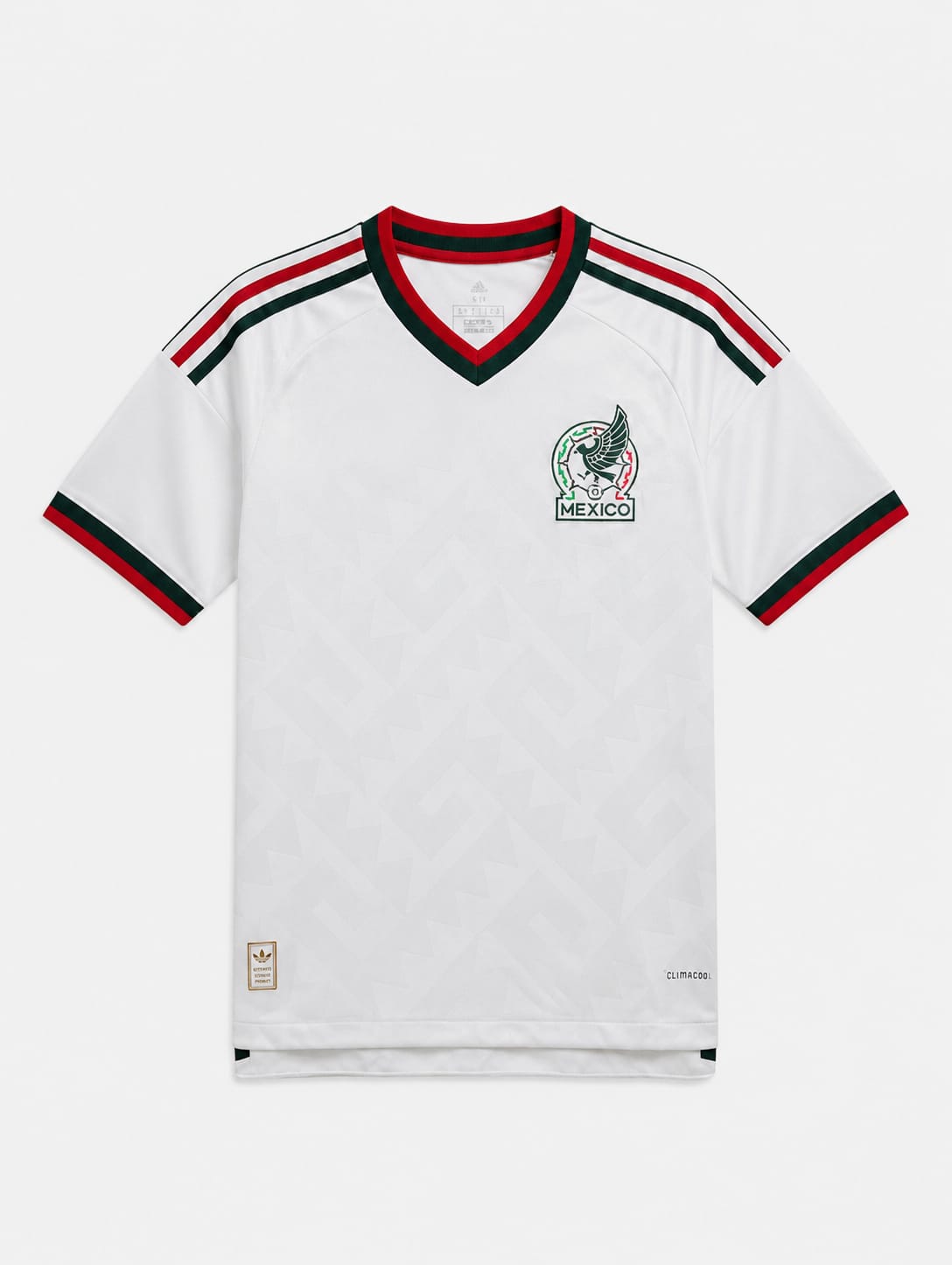 Playera blanca cuello V