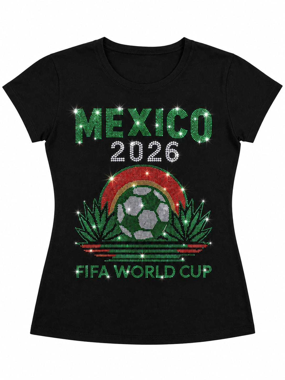 Playera de brillos